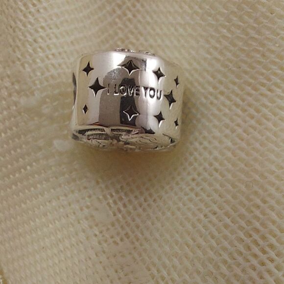 925 Silver Han Solo & Leia Charm - Picture 3 of 7